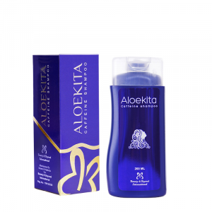 ALOEKITA CAFFEINE HAIR SHAMPOO ( CAFFEINE + SAW PALMETTO + AMLA + ALOE VERA + TEA TREE OIL + MENTHOL ) 200 ML